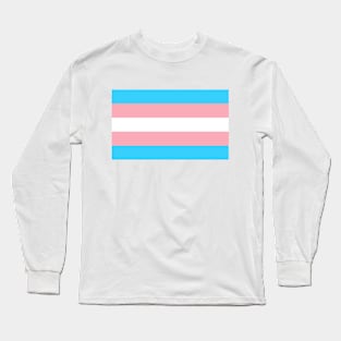 Trans Flag Long Sleeve T-Shirt